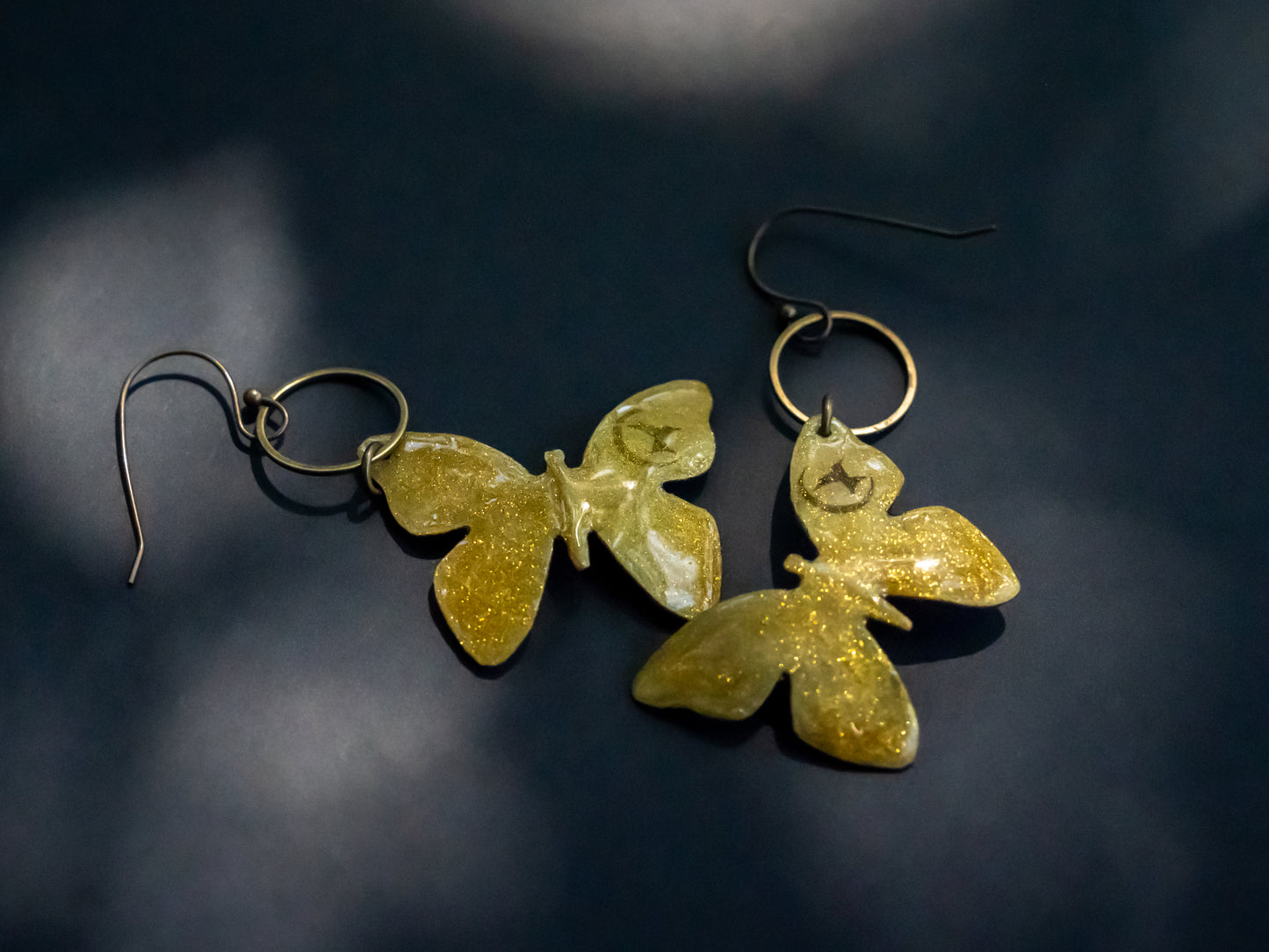 Glittery Sage Butterfly