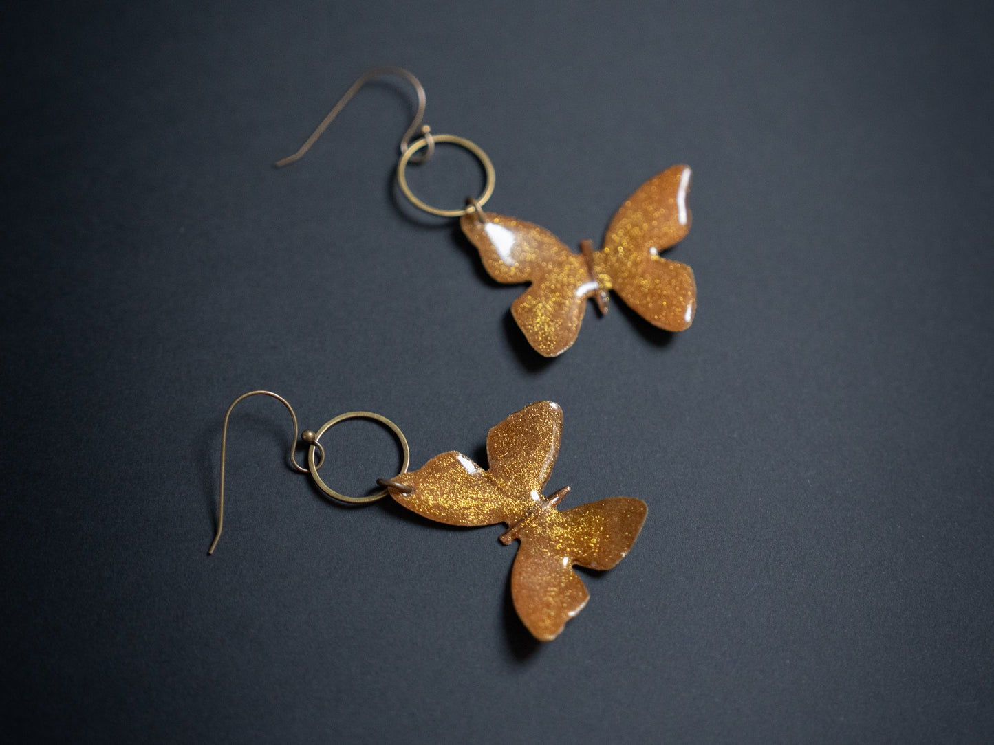 Bronzey & Glittery Butterfly