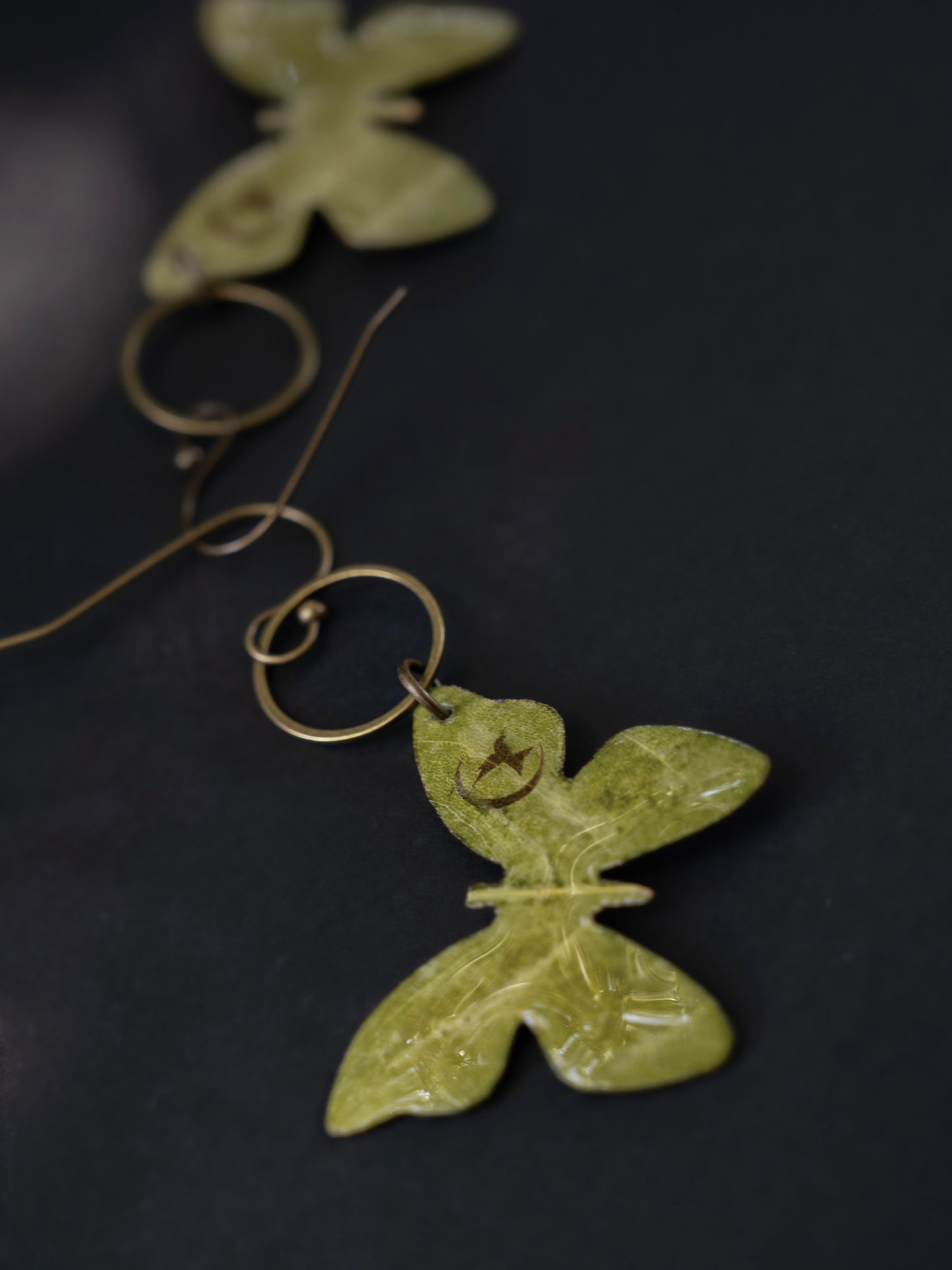 Green & Glitter Butterfly