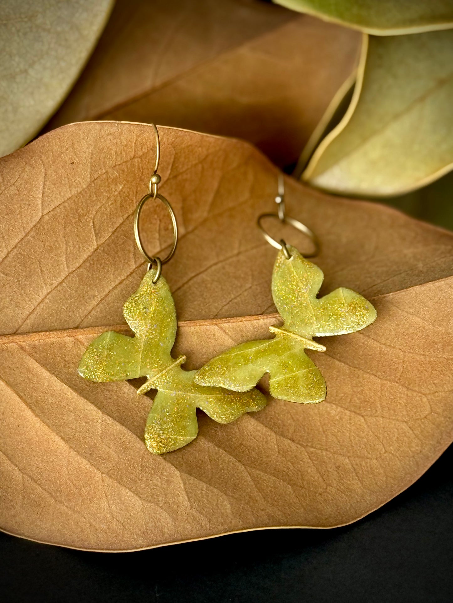 Green & Glitter Butterfly