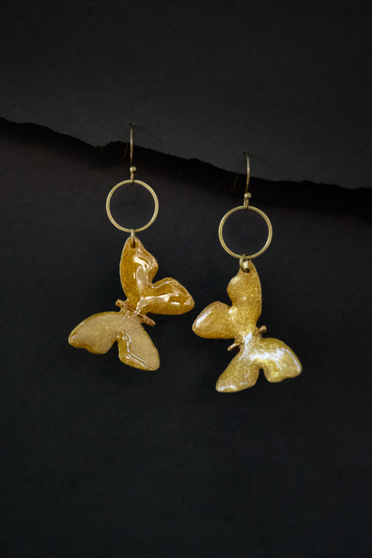 Glittery Sage Butterfly