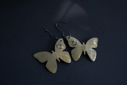 Antique Brown Glittery Sage Magnolia