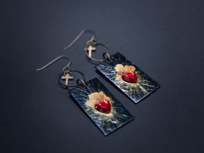 Sagrado Corazon-Rose Petal Flames