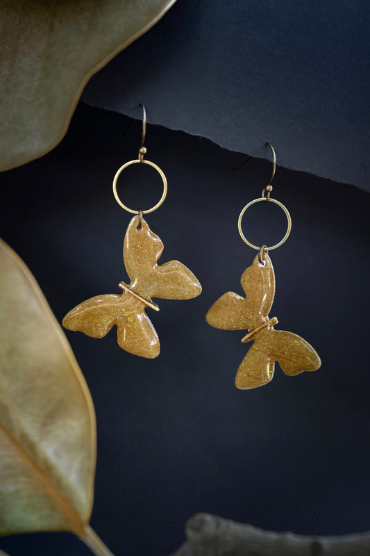 Subtle Glittery Butterfly