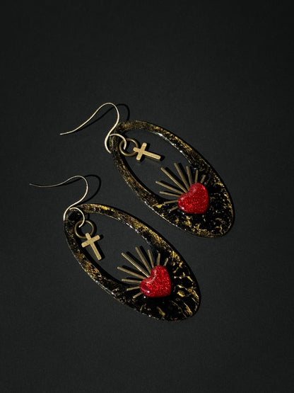 Sagrado Corazón- Brass Flames